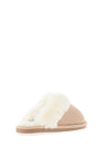 Lunar Elegance Margarita Memory Foam Slippers, Taupe