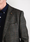 Magee 1866 Clady Donegal Tweed Check Blazer, Herringbone Green