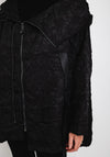 Malissa J One Size Textured Jacket, Black