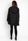 Malissa J One Size Textured Jacket, Black