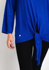 Natalia Collection One Size Tie Detail Sweater, Royal Blue