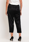 Malissa J One Size Satin Jogger Style Trouser, Black