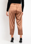 Malissa J Satin Jogger Style Trouser, Caramel