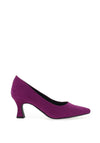 Marco Tozzi Faux Leather Tapered Heeled Shoes, Grape