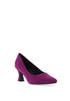 Marco Tozzi Faux Leather Tapered Heeled Shoes, Grape