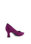 Marco Tozzi Faux Leather Tapered Heeled Shoes, Grape