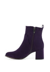 Marco Tozzi Chrome Detail Heeled Boots, Purple