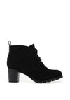 Marco Tozzi Block Heel Suede Desert Boots, Black