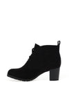 Marco Tozzi Block Heel Suede Desert Boots, Black