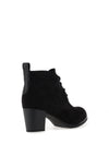 Marco Tozzi Block Heel Suede Desert Boots, Black