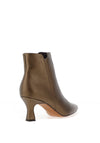 Marco Tozzi Pointed Toe Heeled Ankle Boots, Dark Gold