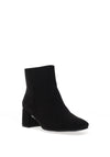 Marco Tozzi Faux Suede Block Heel Boots, Black