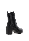 Marco Tozzi Front Zip Block Heel Ankle Boot, Black