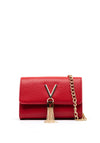 Valentino Divina Pebbled Clutch Bag, Red