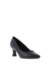 Marco Tozzi Faux Leather Tapered Heeled Shoes, Black