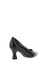 Marco Tozzi Faux Leather Tapered Heeled Shoes, Black