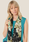 Masai Alo Patterned Scarf, Loden Green