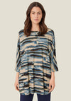 Masai Glencia A-Line Tunic Top, Blue Multi