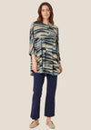 Masai Glencia A-Line Tunic Top, Blue Multi