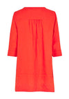 Masai Goda Tunic Linen Mini Dress, Orange Com