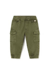 Mayoral Baby Boy Cargo Trouser, Green