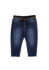 Mayoral Baby Boy Soft Denim Joggers, Dark Blue