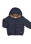 Mayoral Baby Boy Long Sleeve Hooded Coat, Navy