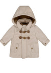 Mayoral Baby Boy Hooded Duffle Coat, Beige