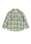 Mayoral Baby Boy Check Overshirt, Green