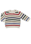 Mayoral Baby Boy Long Sleeve Stripe Knit Jumper, Multi