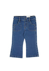 Mayoral Baby Girl Flared Denim Jean, Blue