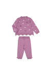 Mayoral Baby Girl Cherry Knit Top and Pant Set, Purple