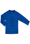 Mayoral Boy Endless Potential Long Sleeve Top, Klein Blue