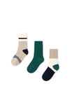 Mayoral Boy Set of 3 Socks, Green