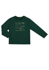 Mayoral Mini Boy Basic Long Sleeve Top, Green