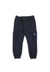 Mayoral Mini Boy Elasticated Waist Cargo Pant, Navy