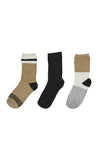 Mayoral Mini Boy Three Pack of Socks, Toffee