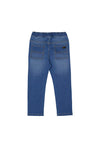 Mayoral Mini Boy Elasticated Waist Denim Jean, Blue