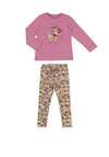 Mayoral Mini Girl Dog Top and Legging Set, Pink