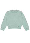 Mayoral Mini Girl Knit Long Sleeve Jumper, Green