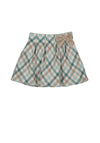 Mayoral Mini Girl Plaid Skirt, Green