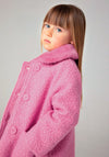 Mayoral Mini Girl Long Sleeve Coat With Collar, Pink