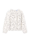 Mayoral Older Girl Star Print Blouse, Cream