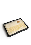 Serafina Collection Pashmina & Brooch Box Gift Set, Cream