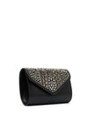 Menbur Embellished Mini Shimmer Clutch Bag, Black