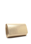 Menbur Metallic Shimmer Clutch Bag, Gold