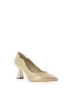 Menbur Shimmer Effect Pointed Toe Heels, Gold