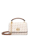 Michael Kors Signature Logo Print Grab Bag, Vanilla