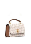 Michael Kors Signature Logo Print Grab Bag, Vanilla