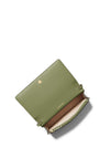 MICHAEL Michael Kors Jet Set Pebbled Leather Crossbody Bag, Olive